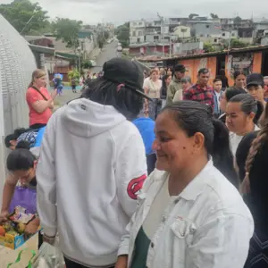 Entrega de víveres